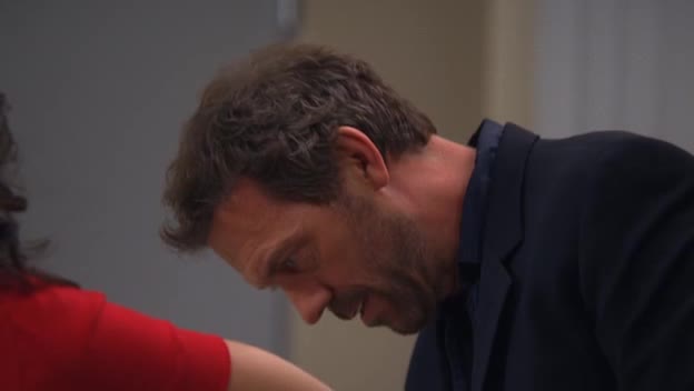 Dr. House injecting Dr. Cuddy